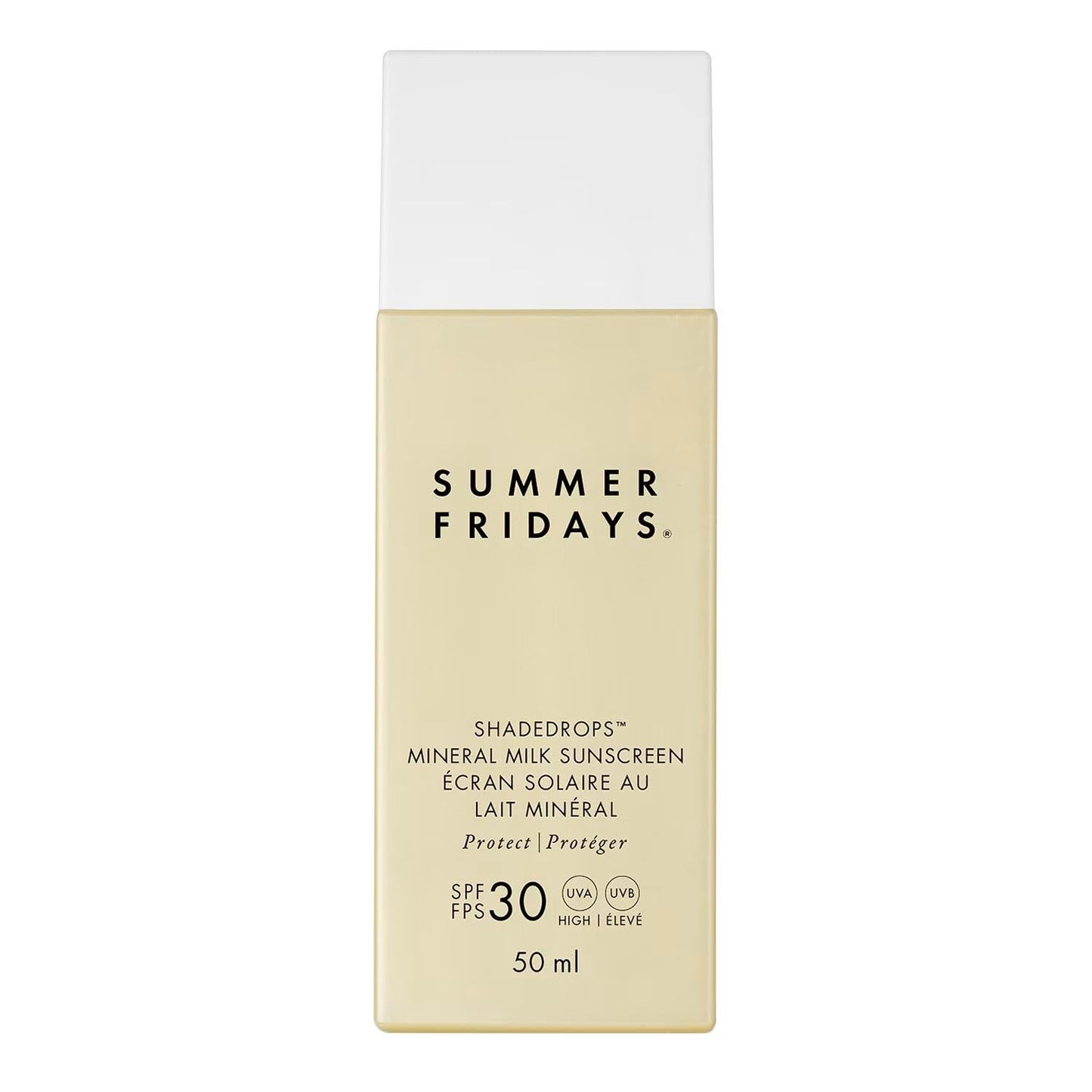 Summer Fridays ShadeDrops Broad Spectrum SPF 30 Mineral Milk Face Sunscreen with Zinc Oxide