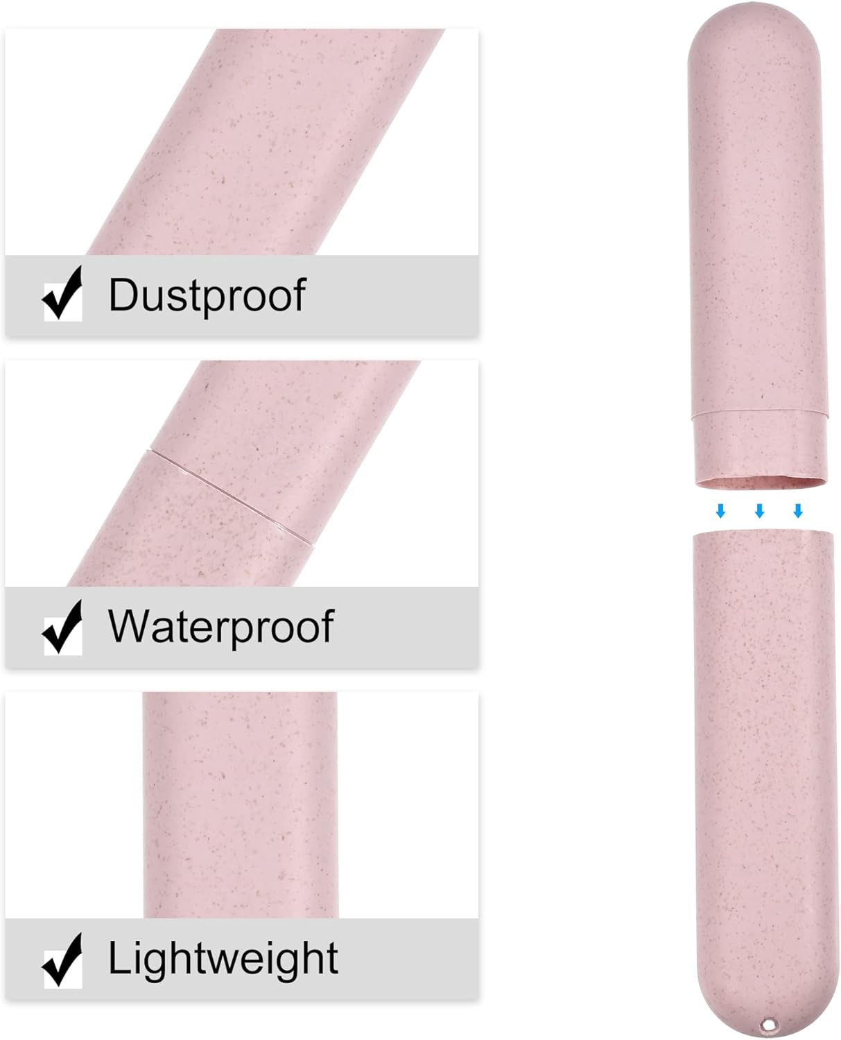 VOCOSTE Traveling Toothbrush Holders Case