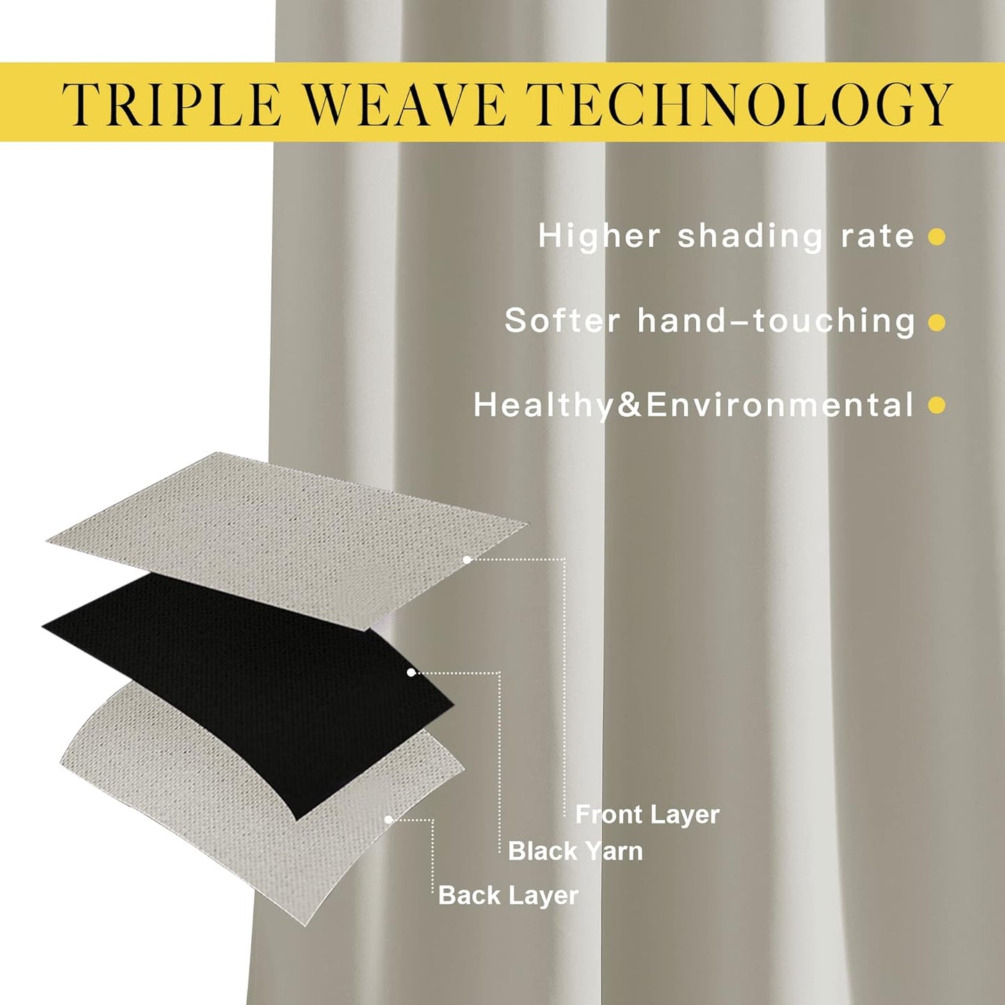 NICETOWN Blackout Curtains & Drapes for Living Room