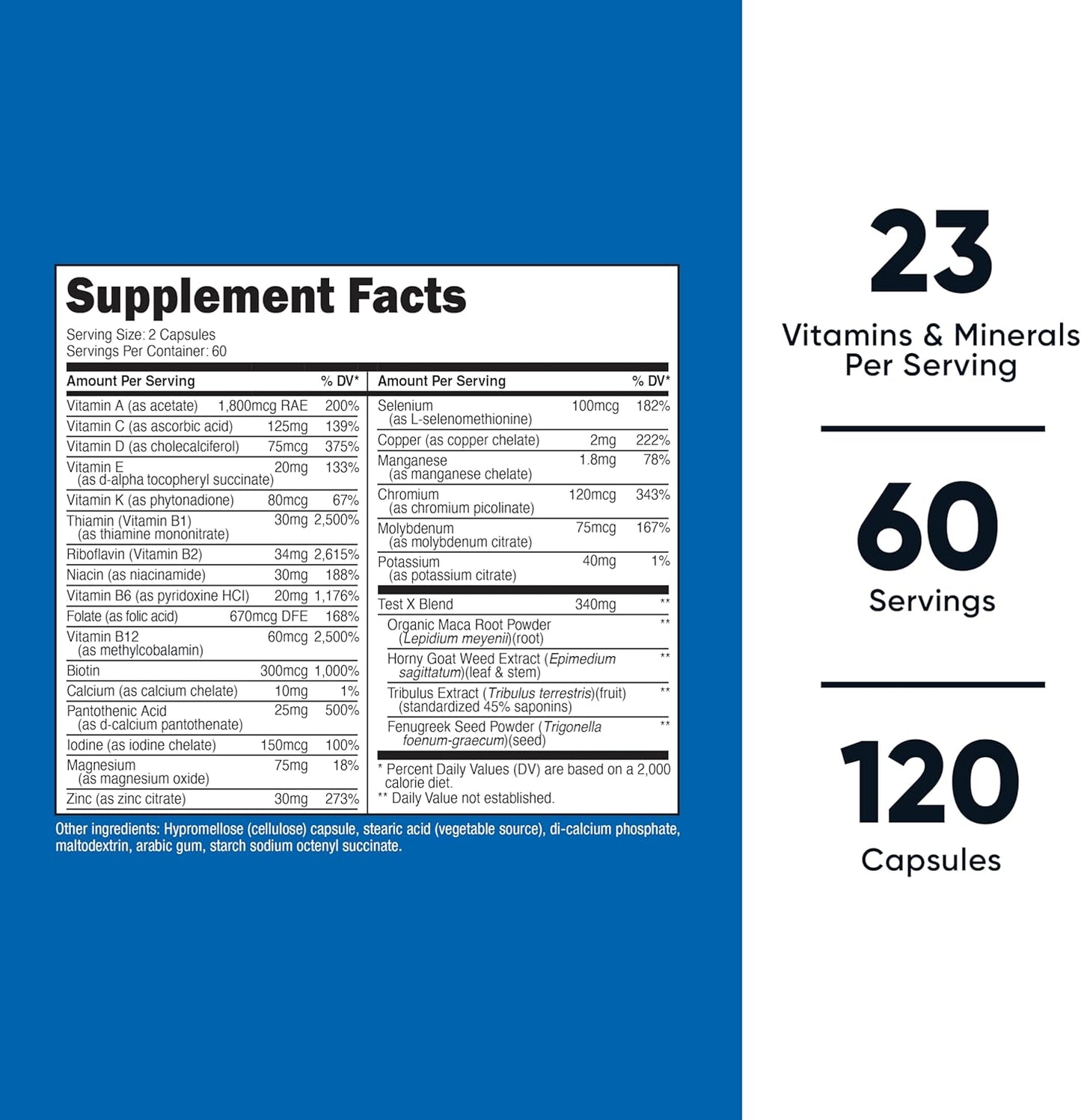Nutricost Multivitamin for Men 120 Capsules