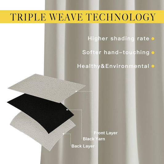 NICETOWN Blackout Curtains & Drapes for Living Room