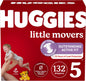 Huggies Size 5 Diapers, Little Movers Baby Diapers, Size 5 (27+ lbs)